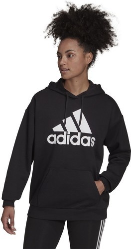 adidas Sportswear-Sweat-shirt à capuche en molleton oversize à grand logo Essentials-1