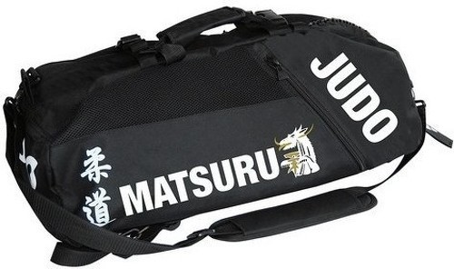 MATSURU-Sac de sport MATSURU JUDO tissu noir-0