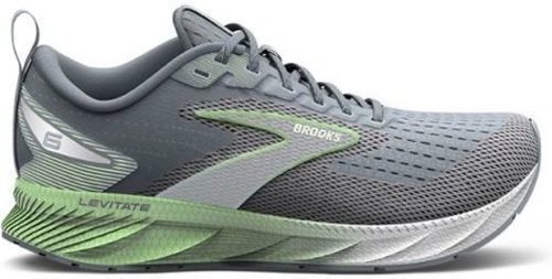 Brooks-BROOKS Levitate 6 Primer Grey/Neon Green 1103951D312-image-1
