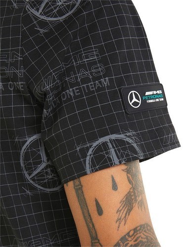 PUMA-T-shirt Noir Homme Puma Mercedes Mapf1 533692-3