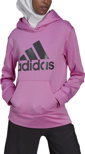 adidas-Sweat-shirt à capuche grand logo AEROREADY-3