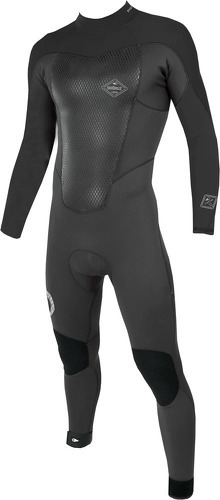 Soöruz Surfwear-Combinaison FIGHTER 5/4/3mm OYSTERPRENE Back-zip-0