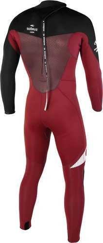 Soöruz Surfwear-Combinaison FIGHTER 5/4/3mm OYSTERPRENE Back-zip-2