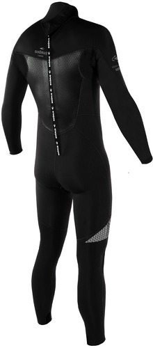 Soöruz Surfwear-Combinaison FIGHTER 5/4/3mm OYSTERPRENE Back-zip-1