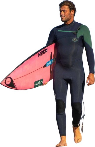 Soöruz Surfwear-Combinaison FIGHTER 5/4/3mm OYSTERPRENE Chest-zip-1
