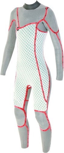 Soöruz Surfwear-Combinaison GURU 4/3mm OYSTERPRENE Chest-zip-2