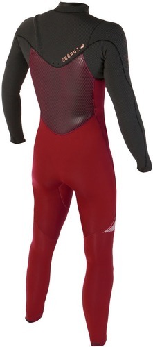 Soöruz Surfwear-Combinaison GURU 4/3mm OYSTERPRENE Chest-zip-3