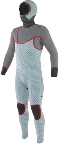 Soöruz Surfwear-Combinaison GURU+ 5/4/3mm OYSTERPRENE Chest-zip-2