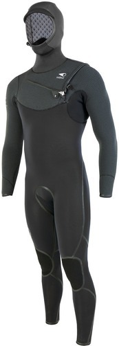 Soöruz Surfwear-Combinaison GURU+ 5/4/3mm OYSTERPRENE Chest-zip-0