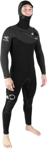 Soöruz Surfwear-Combinaison GURU+ 5/4/3mm OYSTERPRENE Chest-zip-1