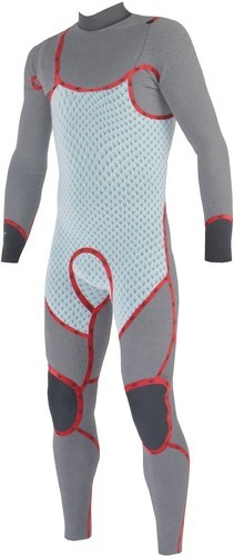Soöruz Surfwear-Combinaison GURU PRO 5/4/3mm OYSTERPRENE Chest-zip-2