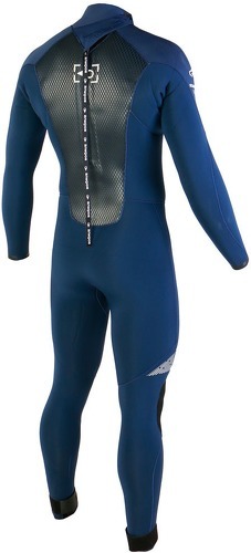 Soöruz Surfwear-Combinaison GURU WIND 5/4mm OYSTERPRENE Back-zip-2