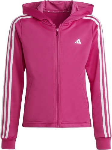 adidas Performance-Veste de survêtement d'entraînement à capuche Train Essentials AEROREADY Regular-Fit 3-Stripes-1