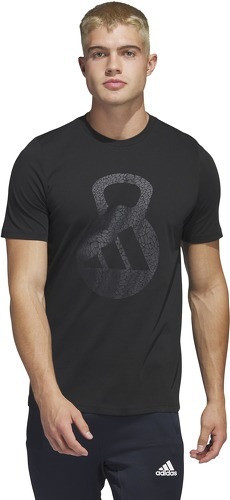 adidas Performance-T-shirt graphique à manches courtes et logo AEROREADY Training-2