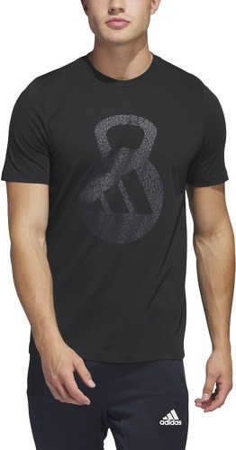 adidas Performance-T-shirt graphique à manches courtes et logo AEROREADY Training-3