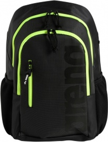 ARENA-ARENA Spiky 3 Backpack 30 Dark Smoke Neon Yellow  -  Sac à Dos Natation & Piscine-1