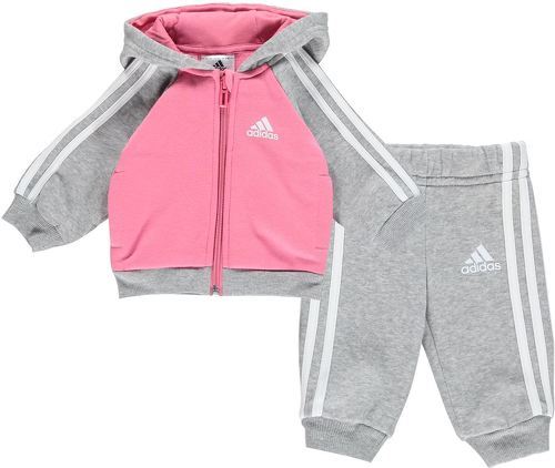 adidas Sportswear-Rayé Polaire Ensemble Survêtement-0
