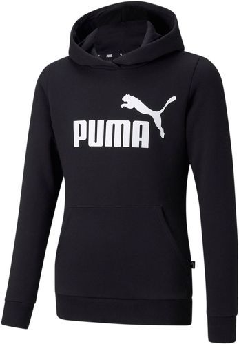 PUMA-Puma Essentials Logo Kids Girls Over The Head Hoody - Sweat-0