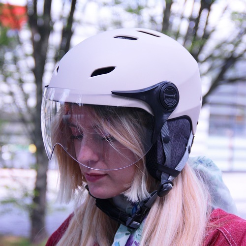CIBOX-Casque yeep.me H.30 LED VISION Soft Nude-2
