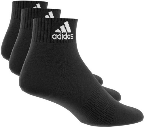 adidas Performance-Socquettes matelassées Sportswear (3 paires)-4