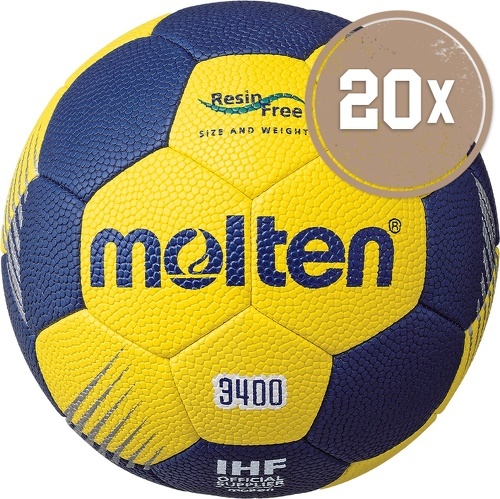 MOLTEN-20er Ballset H0F3400-YN HANDBALL-image-1