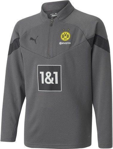 PUMA-Borussia Dortmund Sweat Gris football Garçon Puma 2022/23-image-1