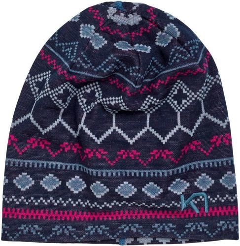 KARI TRAA-Kari traa tuva beanie royal  bonnet avec laine merinos-1