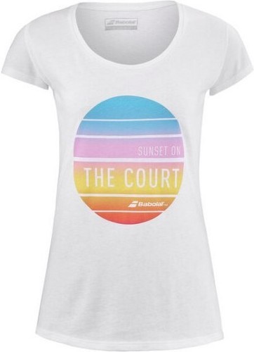 BABOLAT-EXERCICE MESSAGE Tee Blanc PE 2022-0
