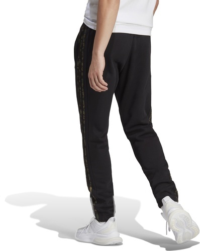 adidas Sportswear-Pantalon fuselé en molleton aux chevilles élastiques et à 3 bandes Essentials -3