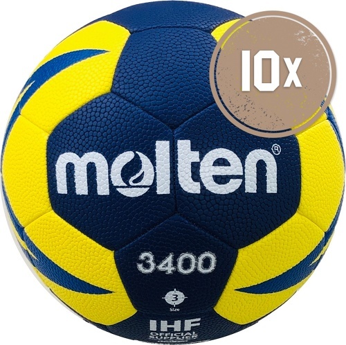 MOLTEN-10er Ballset H3X3400-NB HANDBALL-image-1