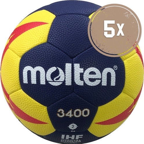 MOLTEN-5er Ballset H2X3400-NR HANDBALL-image-1