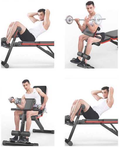Synerfit-Banc de musculation inclinable multifonctions - Modèle Alpha-2