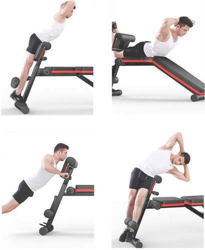 Synerfit-Banc de musculation inclinable multifonctions - Modèle Alpha-3