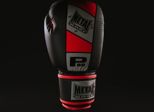 METAL BOXE-Gants de boxe pro compétition à velcro-1