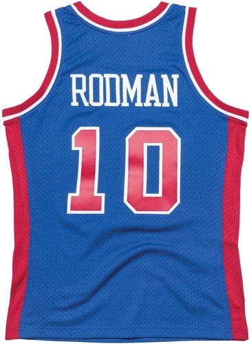 Mitchell & Ness-Maillot NBA Dennis Rodman Detroit Pistons 1988-89 Mitchell & ness Hardwood Classic Swingman Bleu-1