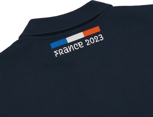 MACRON-Polo Coupe du Monde Rugby France 2023 Bleu Femme-3