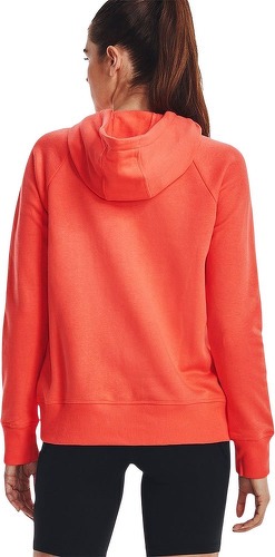 UNDER ARMOUR-Sweat à capuche Under Armour femme Rival Fleece HB rouge-1