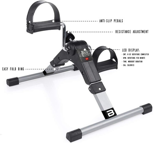 Boudech-Mini vélo d'appartement pliable-4