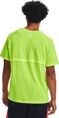 UNDER ARMOUR-T-shirt Streaker Run Lime Surge/Reflective-1