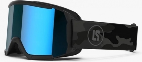 LOUBSOL-LOUBSOL masque ski CRAZY - NOIR CAMO NR MC BLEU 3-0