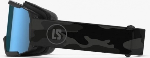 LOUBSOL-LOUBSOL masque ski CRAZY - NOIR CAMO NR MC BLEU 3-1
