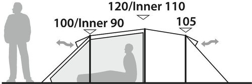 Robens-Tente de randonnée Robens Pioneer 4EX-3