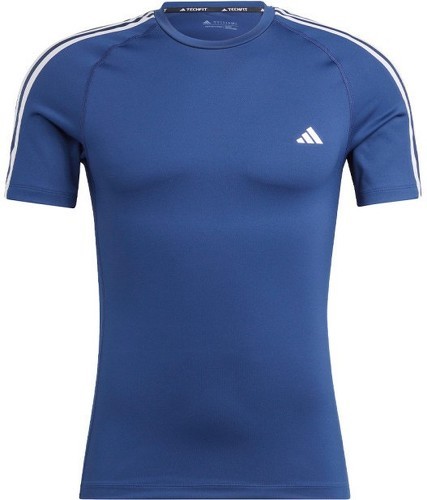 adidas Performance-T-shirt d'entraînement Techfit 3-Stripes-0