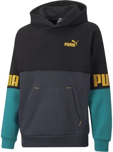 PUMA-PUMA FELPA CON CAPPUCCIO POWER BLOCK, (DA 7 A 16 ANS)-0