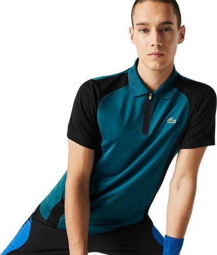 LACOSTE-Polo Lacoste Sport Ultra Dry Danube Noir-4