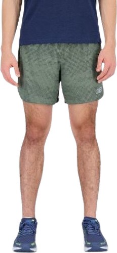NEW BALANCE-Printed Impact Run 5 Inch Short-1