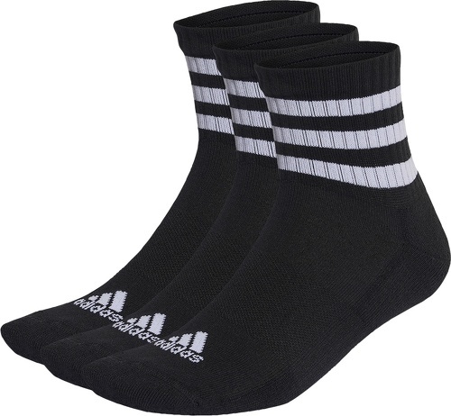 adidas Performance-Mi-chaussettes enfant adidas 3-Stripes Sportswear (x3)-image-1