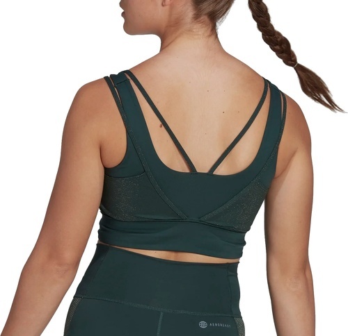 adidas Performance-Brassière de training brillante Powerimpact Maintien moyen-1