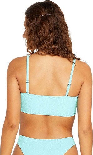 VOLCOM-Haut De Maillot Simply Soft Tube Pale Aqua-1