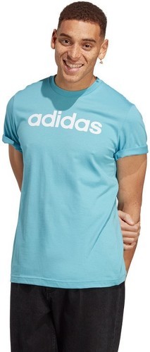 adidas Sportswear-adidas Herren T-Shirt Essentials Single Jersey Linear Embroidered Logo Tee IC9287-image-1